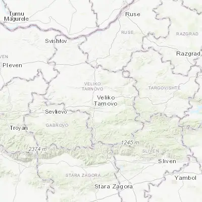 Map showing location of Gorna Oryahovitsa (43.127780, 25.701670)