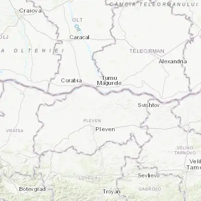 Map showing location of Gulyantsi (43.641090, 24.693680)