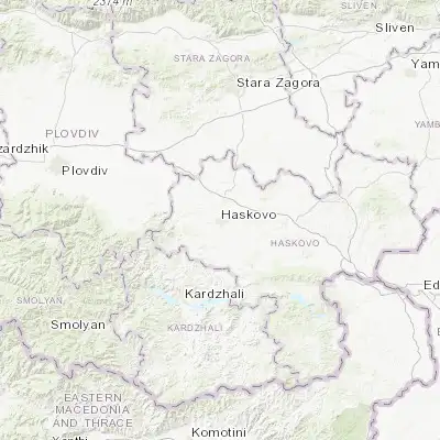 Map showing location of Haskovo (41.934150, 25.555570)