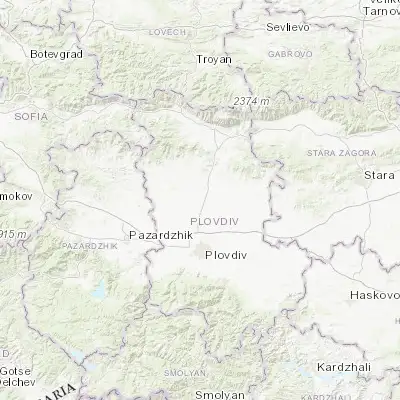 Map showing location of Kaloyanovo (42.350000, 24.733330)