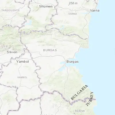 Map showing location of Kameno (42.570840, 27.298750)