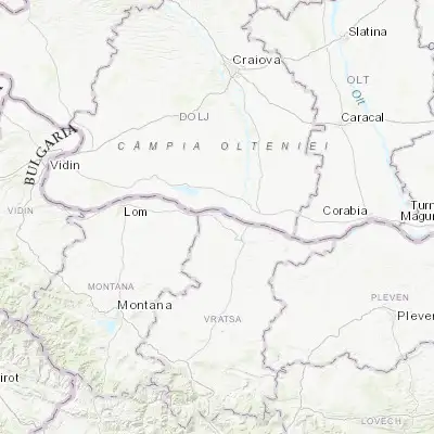 Map showing location of Kozloduy (43.778640, 23.720580)