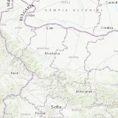 Map showing location of Krivodol (43.374440, 23.484440)