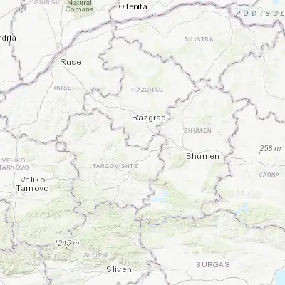 Map showing location of Loznitsa (43.366670, 26.600000)