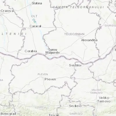 Map showing location of Nikopol (43.705280, 24.895210)