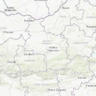 Map showing location of Parvomaytsi (43.150000, 25.650000)