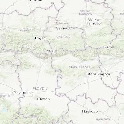 Map showing location of Pavel Banya (42.600000, 25.200000)