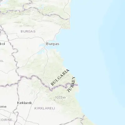 Map showing location of Primorsko (42.267910, 27.756110)
