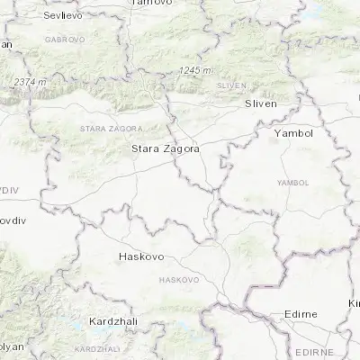 Map showing location of Radnevo (42.300000, 25.933330)
