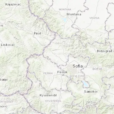 Map showing location of Slivnitsa (42.851820, 23.037920)