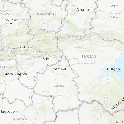 Map showing location of Straldzha (42.600000, 26.683330)