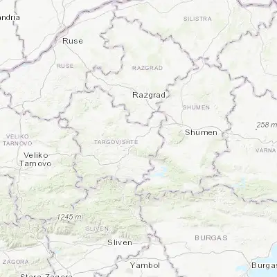 Map showing location of Targovishte (43.251200, 26.572150)