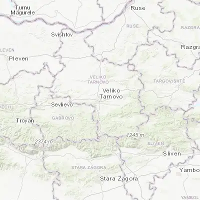 Map showing location of Veliko Tŭrnovo (43.081240, 25.629040)