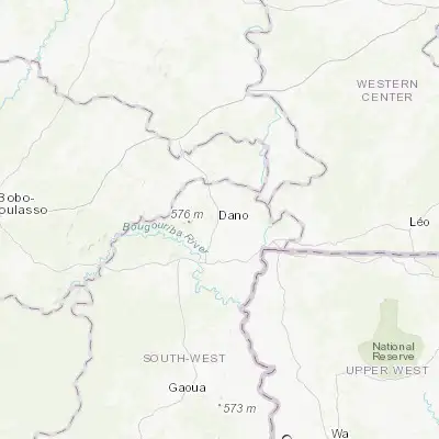 Map showing location of Dano (11.146400, -3.057840)
