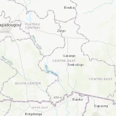 Map showing location of Garango (11.800000, -0.550560)