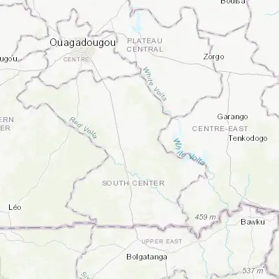Map showing location of Manga (11.663610, -1.073060)