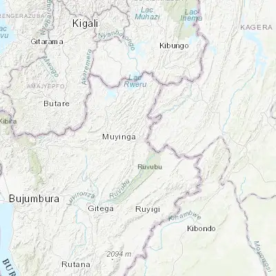Map showing location of Muyinga (-2.845100, 30.341400)