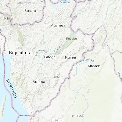 Map showing location of Ruyigi (-3.476390, 30.248610)