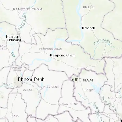 Map showing location of Suong (11.911780, 105.658210)