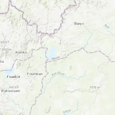 Map showing location of Bankim (6.083030, 11.490500)