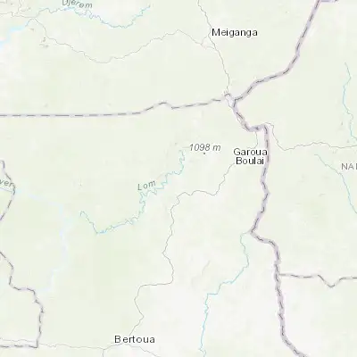 Map showing location of Bétaré Oya (5.600000, 14.083330)