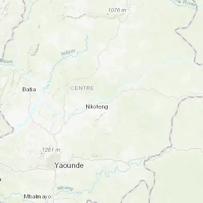Map showing location of Nkoteng (4.516670, 12.033330)