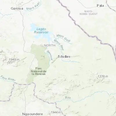 Map showing location of Tcholliré (8.402200, 14.169800)