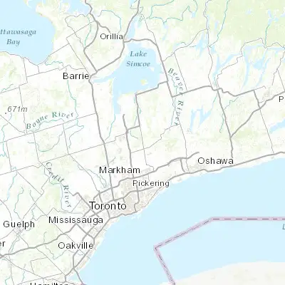 Map showing location of Ballantrae (44.033420, -79.299600)