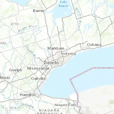 Map showing location of Bathurst Manor (43.764810, -79.456060)