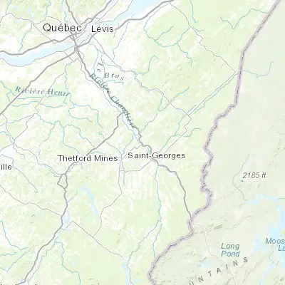 Map showing location of Beauceville (46.217850, -70.778730)