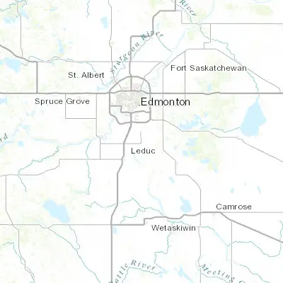 Map showing location of Beaumont (53.350130, -113.418710)