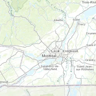 Map showing location of Boisbriand (45.616780, -73.832490)