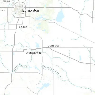 Map showing location of Camrose (53.016840, -112.835250)