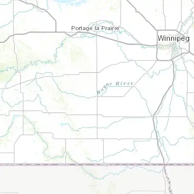 Map showing location of Carman (49.499200, -98.001560)