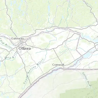 Map showing location of Casselman (45.316800, -75.082600)