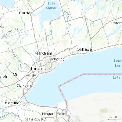 Map showing location of Centennial Scarborough (43.782380, -79.150840)