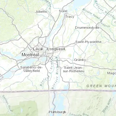 Map showing location of Chambly (45.450080, -73.282460)
