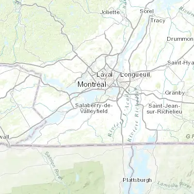 Map showing location of Châteauguay (45.383380, -73.749190)