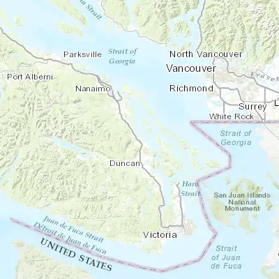 Map showing location of Chemainus (48.916330, -123.719370)