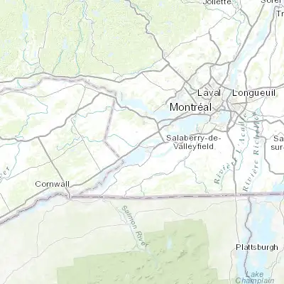 Map showing location of Coteau-du-Lac (45.300080, -74.182530)