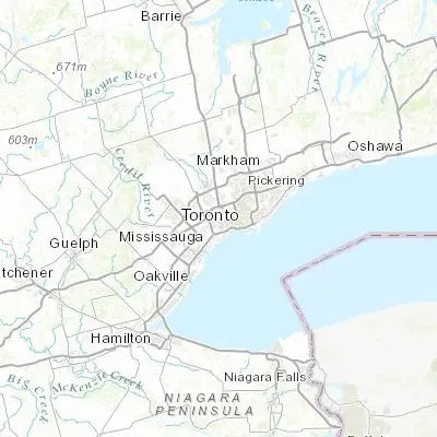 Map showing location of Edenbridge-Humber Valley (43.670890, -79.522460)