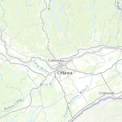 Map showing location of Gatineau (45.477230, -75.701640)