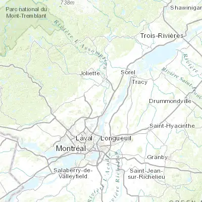 Map showing location of L'Épiphanie (45.850080, -73.482460)