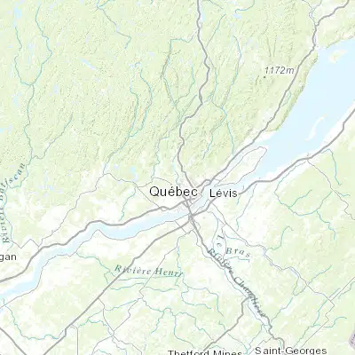 Map showing location of La Haute-Saint-Charles (46.890280, -71.372220)