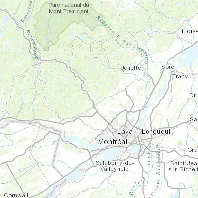 Map showing location of Lac-Alouette (45.816980, -73.959200)