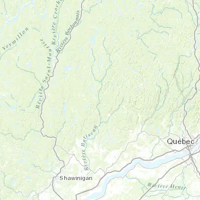 Map showing location of Laurentides (47.133360, -72.282390)