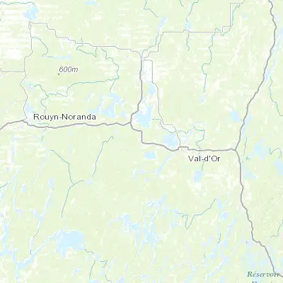 Map showing location of Malartic (48.136330, -78.125330)