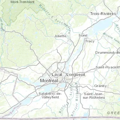 Map showing location of Mascouche (45.749650, -73.599560)
