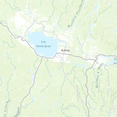 Map showing location of Metabetchouan-Lac-a-la-Croix (48.410000, -71.780000)