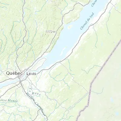 Map showing location of Montmagny (46.980430, -70.554930)